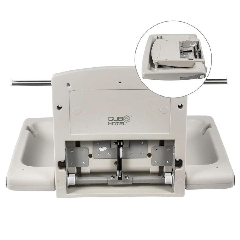 Wall-Mounted Horizontal Baby Changing Station